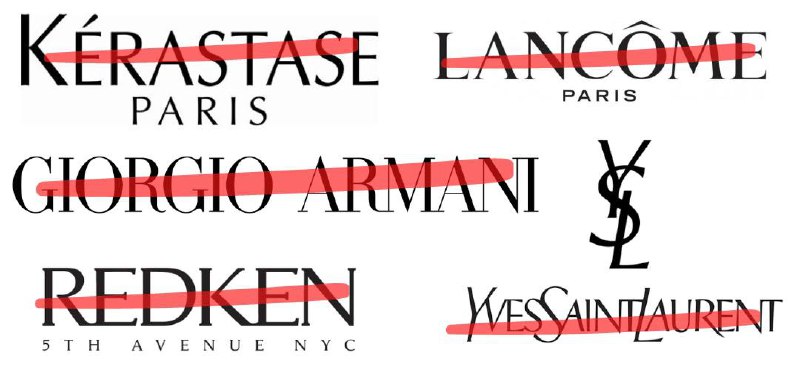 Бренды Lancome, Redken, Yves Saint Laurent, Giorgio Armani и Kerastase запретили... Бренды Lancome, Redken, Yves Saint Laurent, Giorgio Armani и Kerastase запретили...